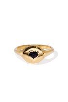 Bold Hjerte Signet Ring