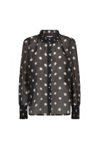 Co' Couture - Drew Dot Shirt - Sort