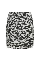 FORUDBESTILLING ( AUGUST) - Co' Couture - Zion Zebra Skirt - Offwhite Black