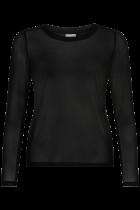 IN FRONT Gro Mesh T-shirt, Farve: Black, Størrelse: XXL, Dame