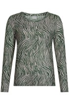 IN FRONT Mesh T-shirt, Farve: Green, Størrelse: M, Dame