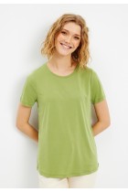 IN FRONT Nina T-shirt, Farve: Apple Green, Størrelse: S, Dame