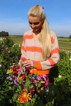 Liberté - Fro Cardigan -  Sand Orange Stripe