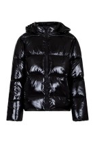 Neo Noir - Fox Shine Puffer Jacket - Sort