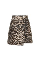 Neo Noir - Kendra Leopard Skirt - Leopard