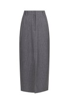 Neo Noir - Leland Pinstripe Skirt - Grå