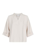 Neo Noir - Luma Crepe Blouse - Creme