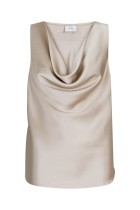 Neo Noir - Merle Heavy Sateen Top - Champagne