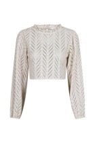 Neo Noir - Rivoli Wave Blouse - Ivory