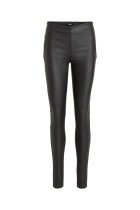 Object - Belle Mw Coated Leggings - Sort