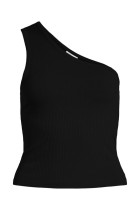 Object - Luca Sl One Shoulder Top - Sort