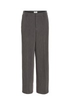 Object - Sigrid Hw Casual Pant - Medium Grey Melange