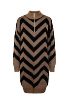 Y.A.S - Kavalli Ls Knit Dress - Caribou