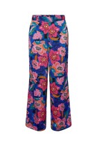 Y.A.S - Milana HW Wide Pants - Blue Lolite