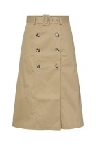 Y.A.S - Trench Hw Midi Skirt - Sand