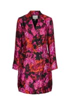 Y.A.S - Twilightgarden Ls Blazer Dress - Sort